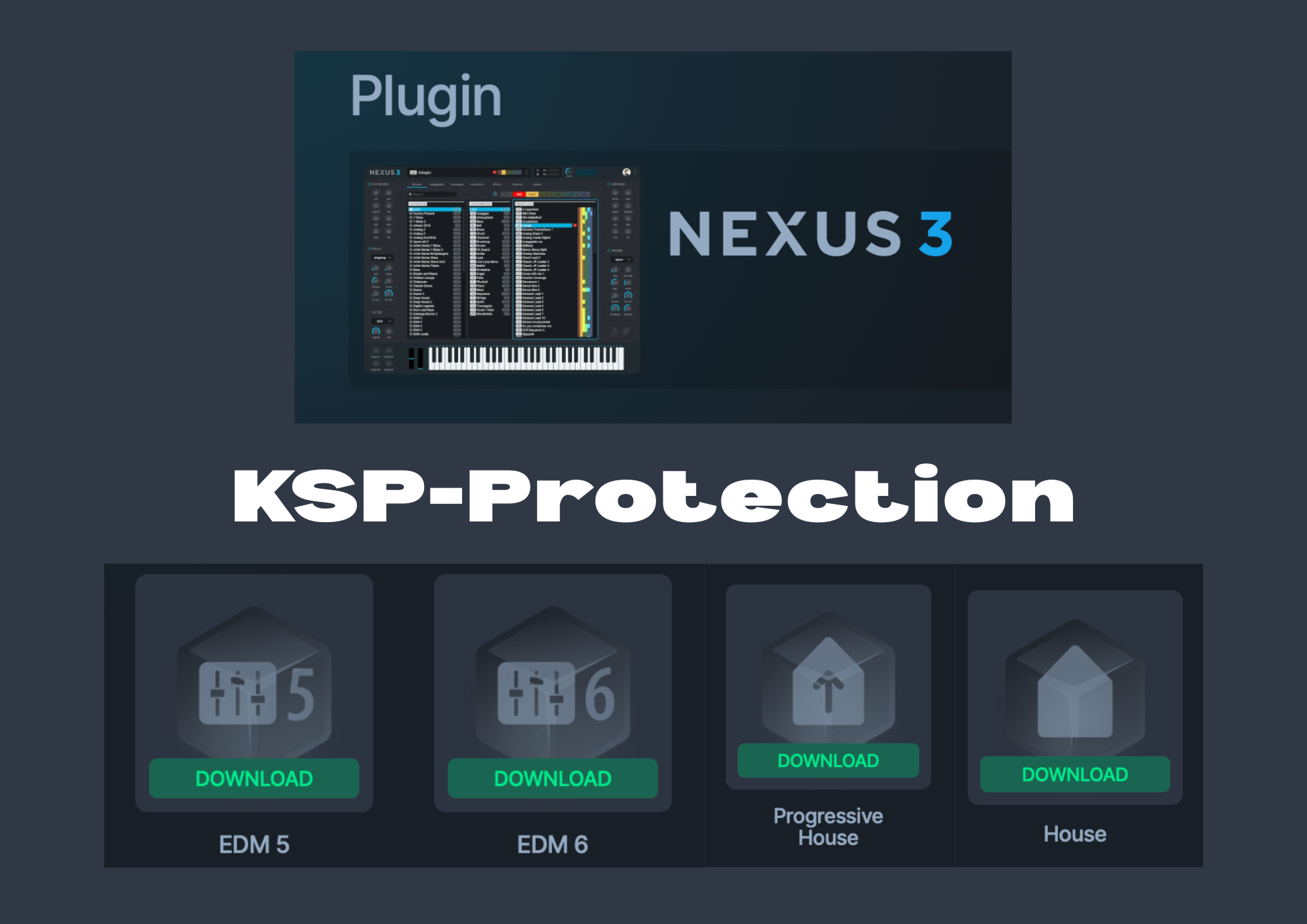 reFX Nexus3 + 4 Expansions (KSP-Protection)